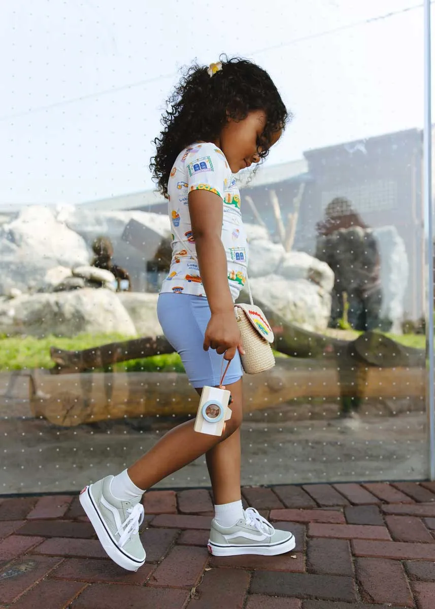 2024 Summertime Chi Loungewear Set - S/S and Shorts - 2T