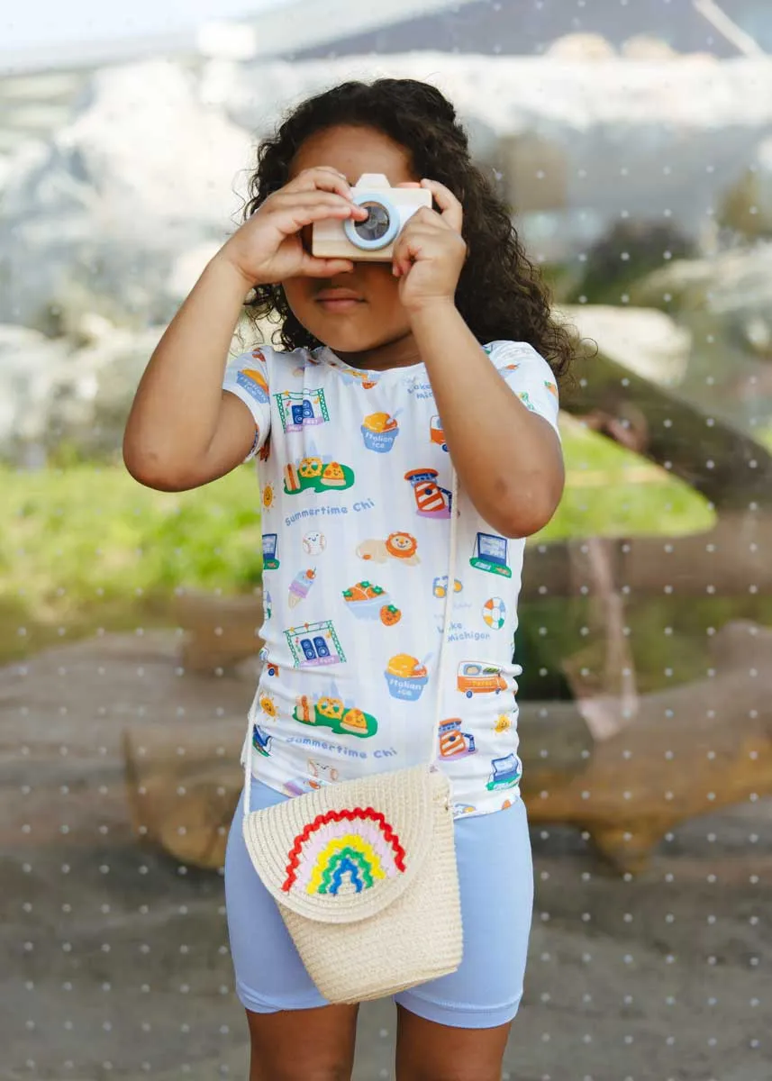 2024 Summertime Chi Loungewear Set - S/S and Shorts - 2T