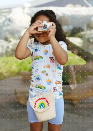 2024 Summertime Chi Loungewear Set - S/S and Shorts - 2T