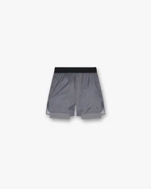 247 Contour 2-In-1 Run Shorts - Titanium