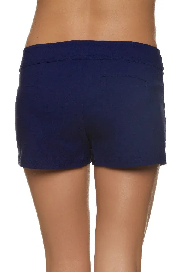 3 Lace-Up Board Short   |  Navy