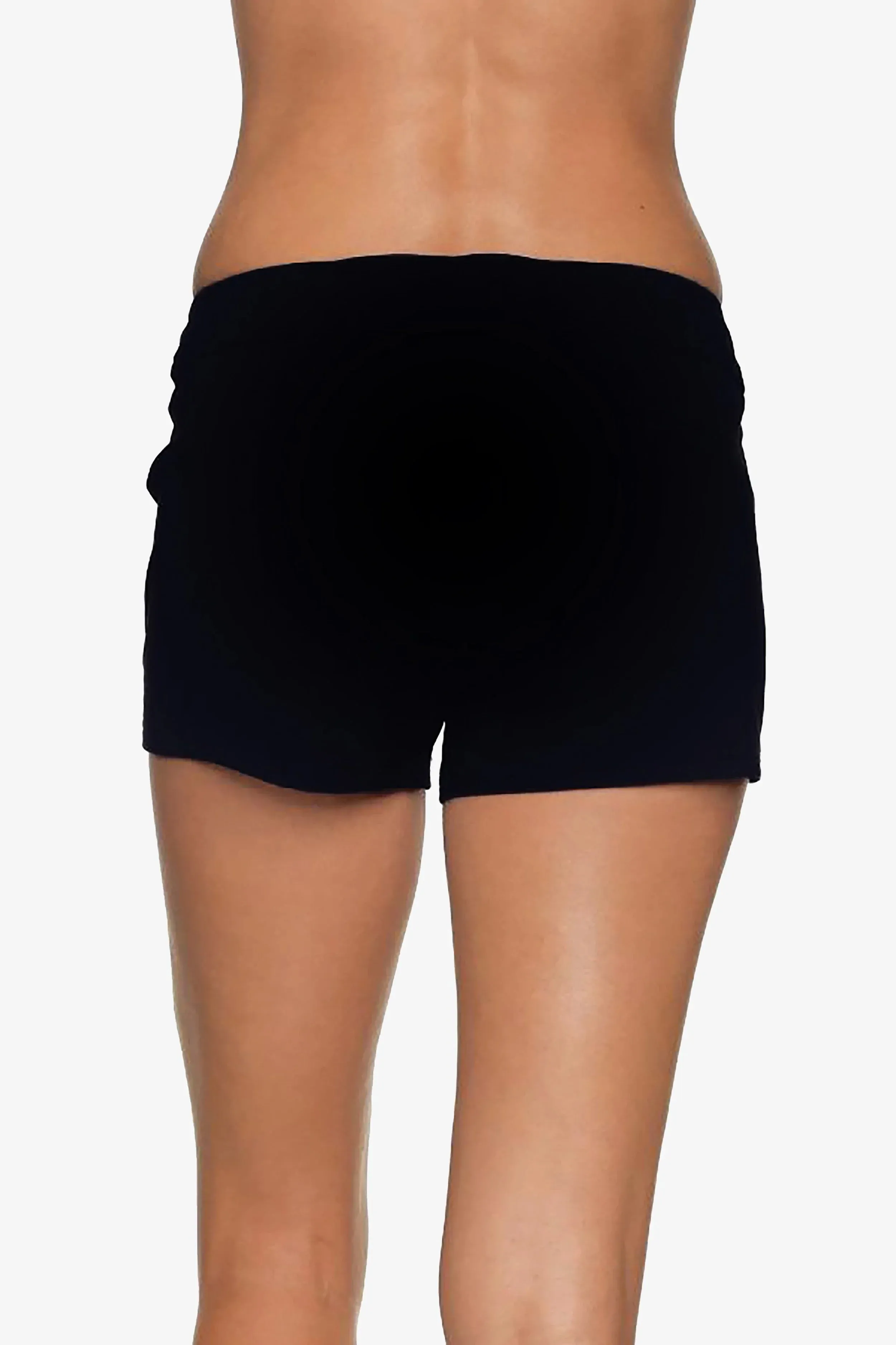 4 Lace-Up Board Short  |  Black