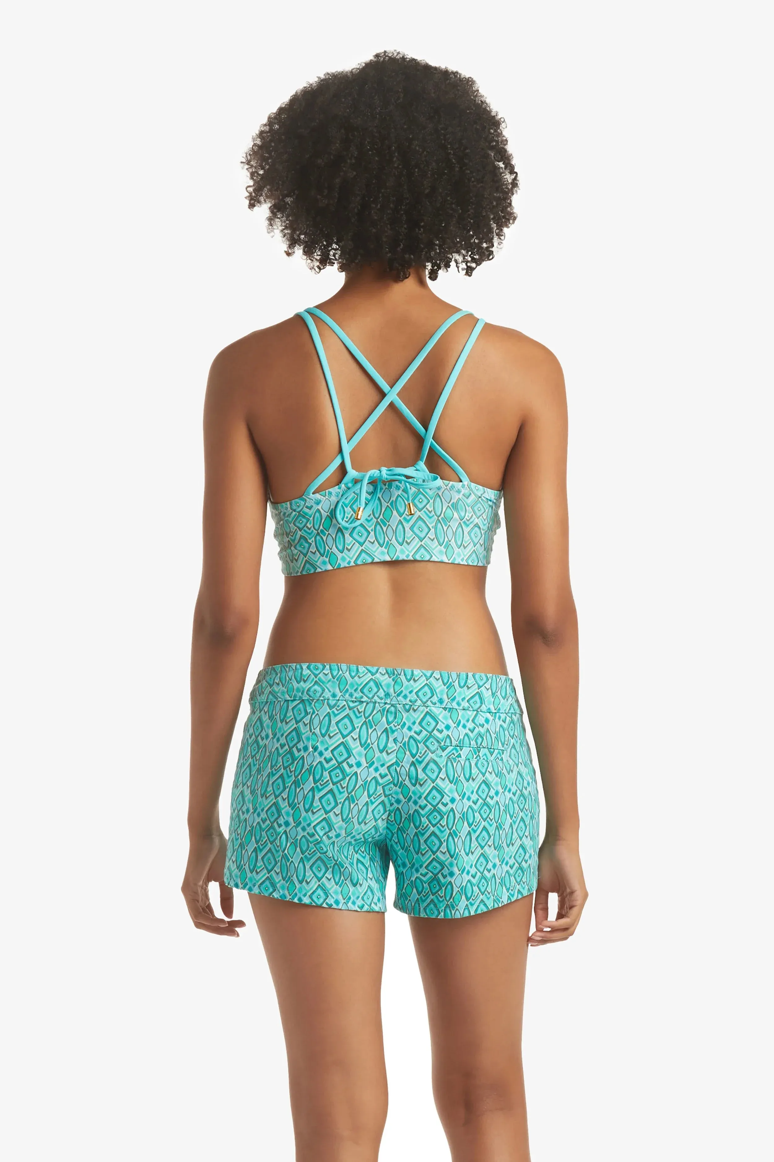 4 Lace-Up Board Short  |  Costa Del Sol