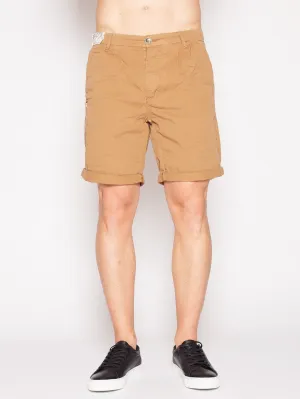 40WEFT - MATIÉ 4149 - Bermuda shorts with CARAMEL pence