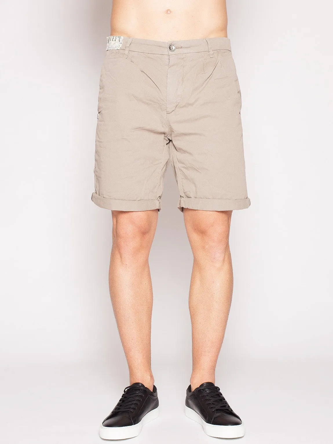 40WEFT - MATIÉ 4149 - Bermuda shorts with pence BEIGE