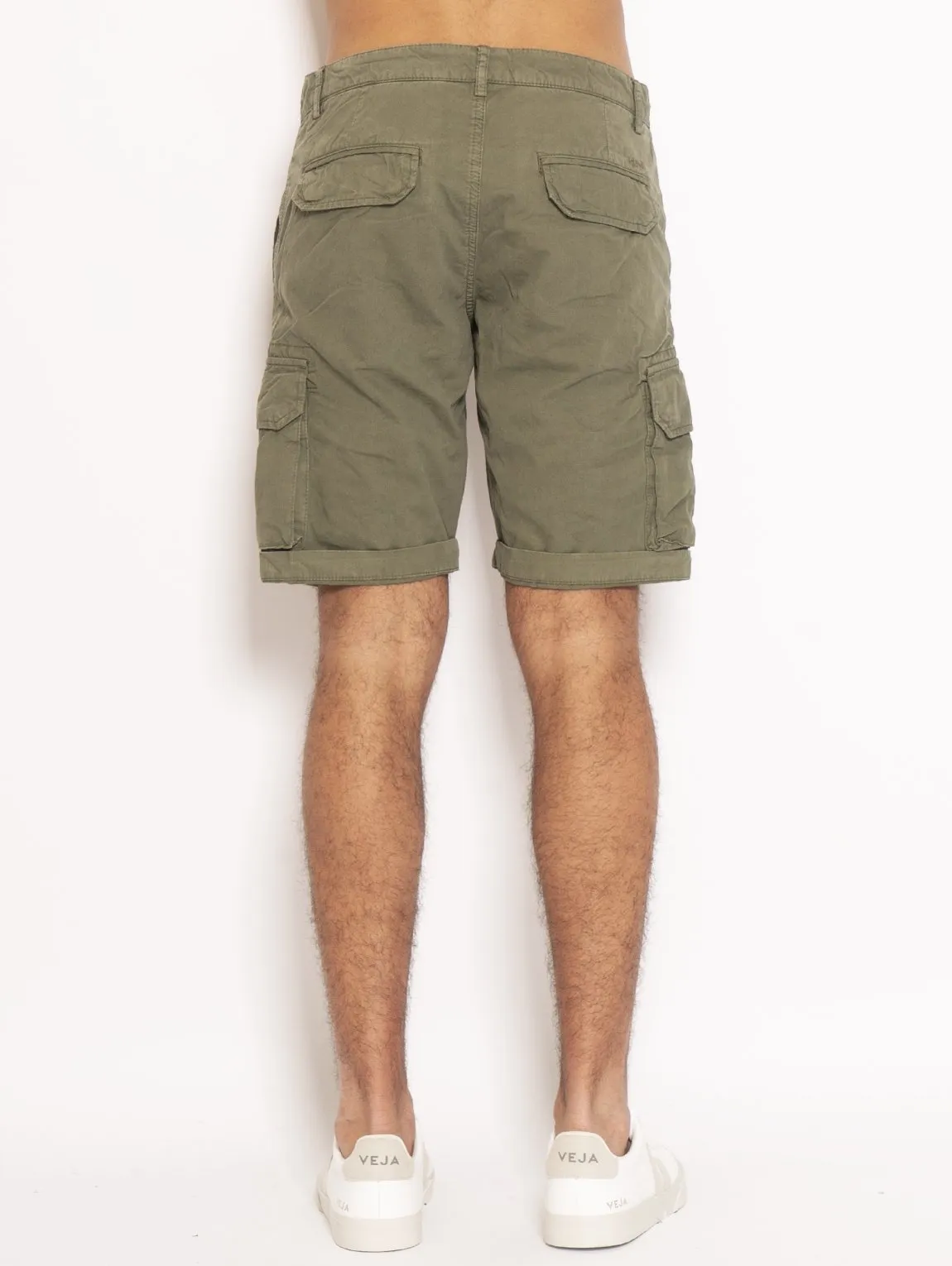 40WEFT - NICK 1017 - Green cargo bermuda