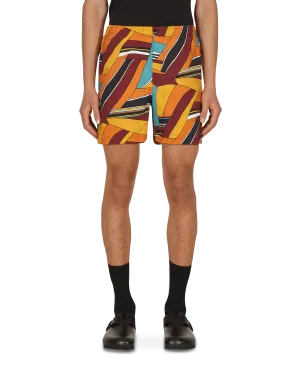 Abstract Swim Shorts Multicolor