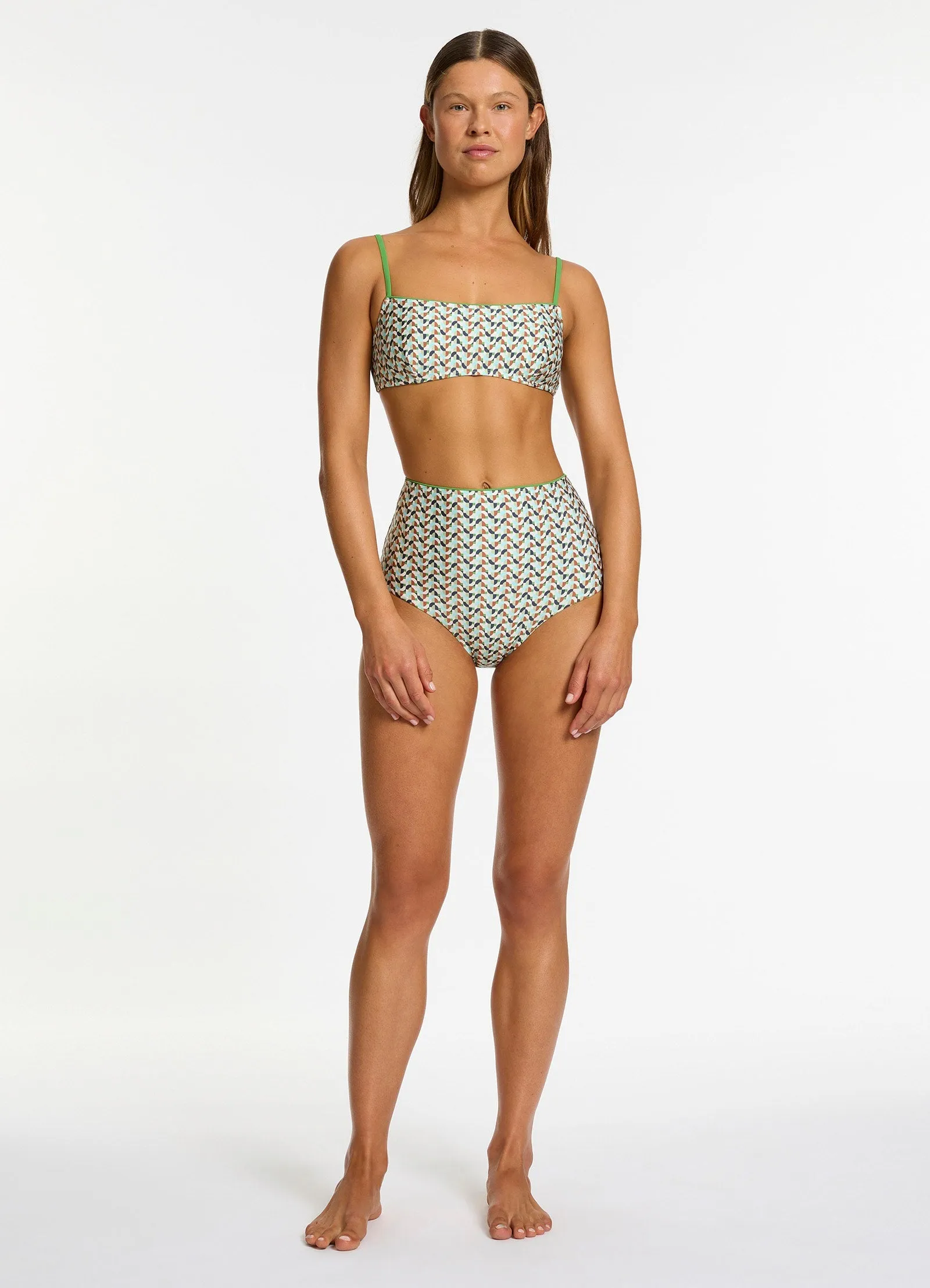 Acacia Tank Bikini Top - Multi