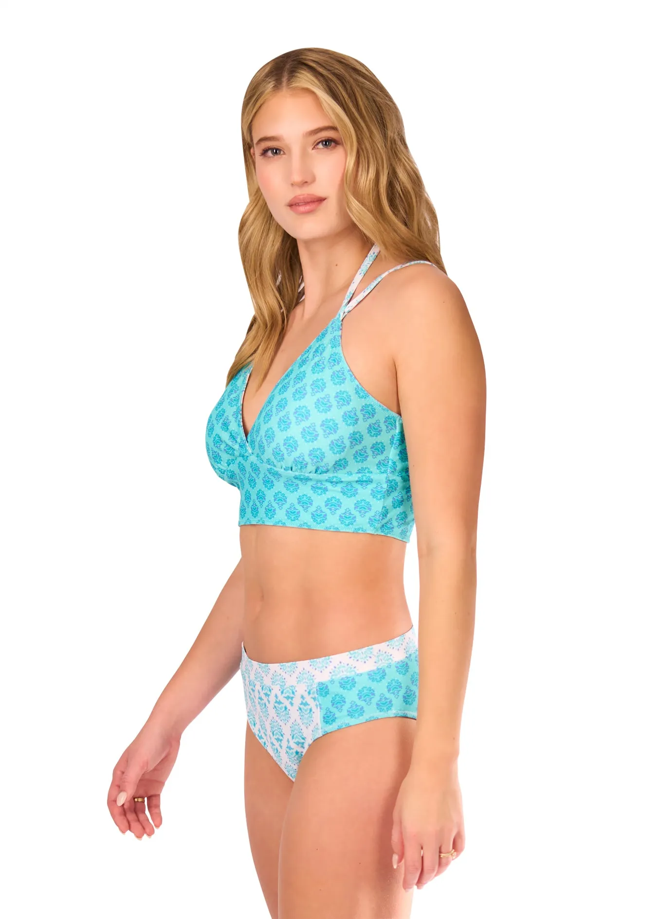 Amalfi Coast Mid Rise Bikini Bottom