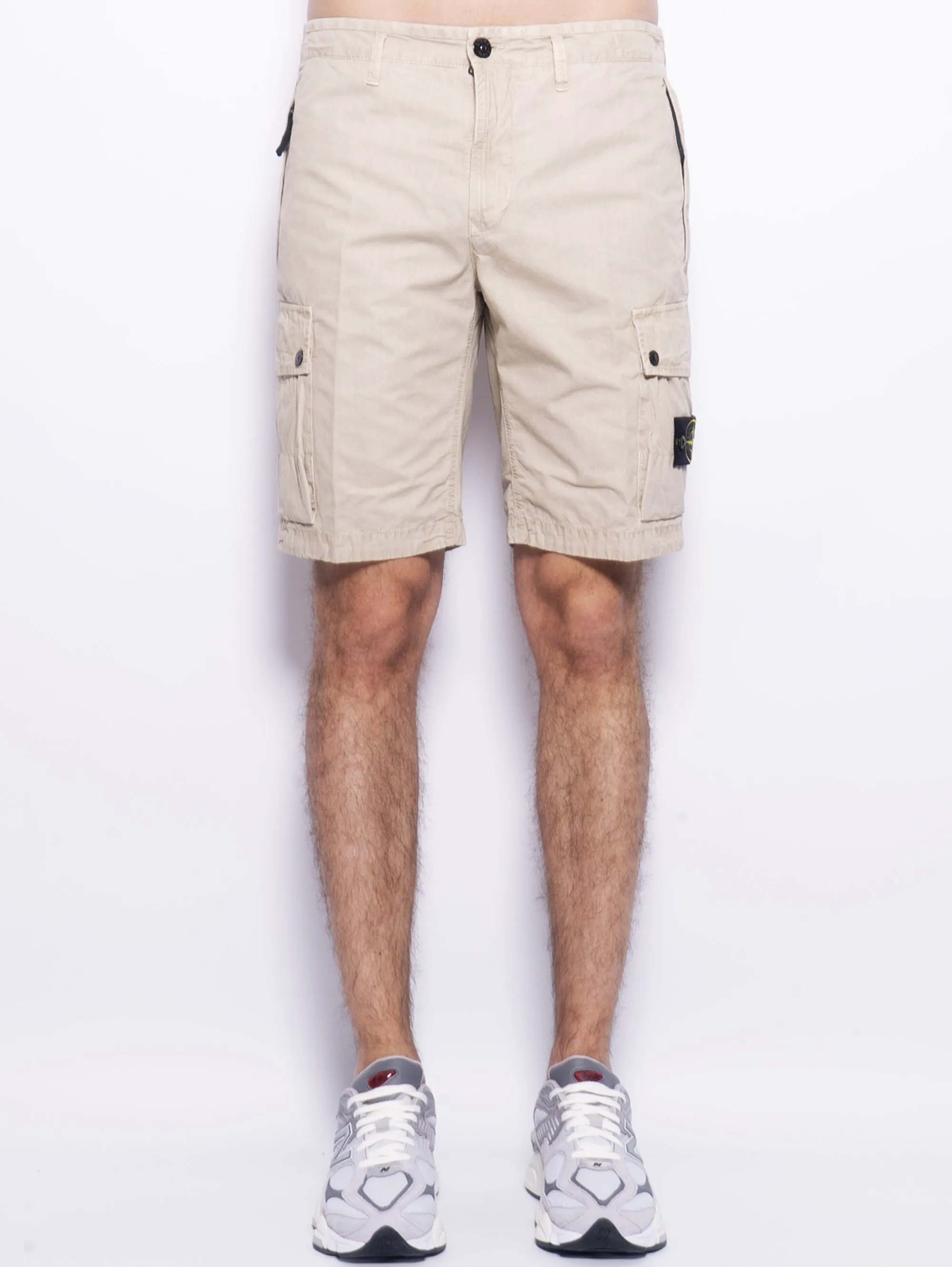 Bermuda Cargo with Old Beige Treatment