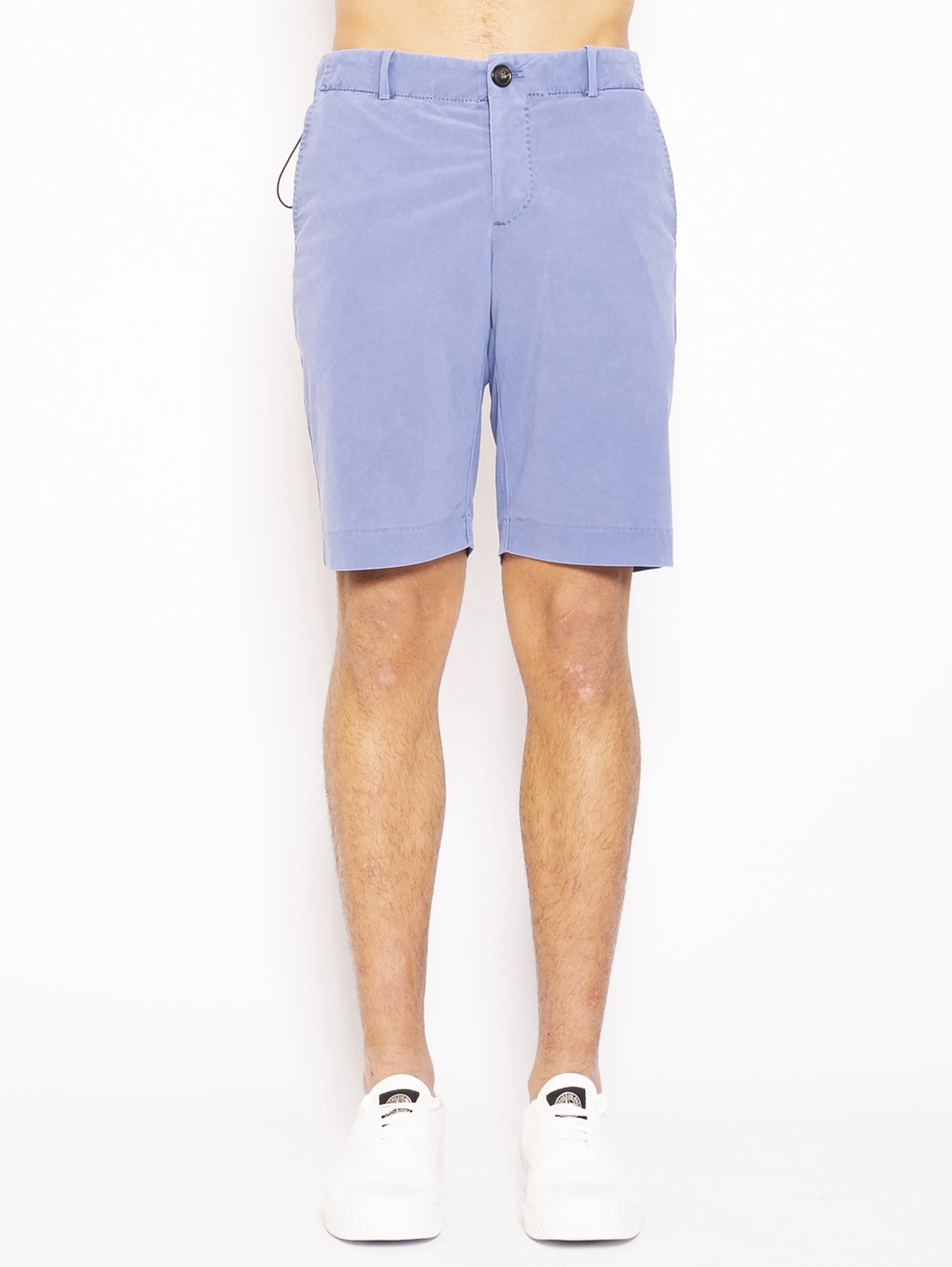 Bermuda Shorts Chino Washed Blue
