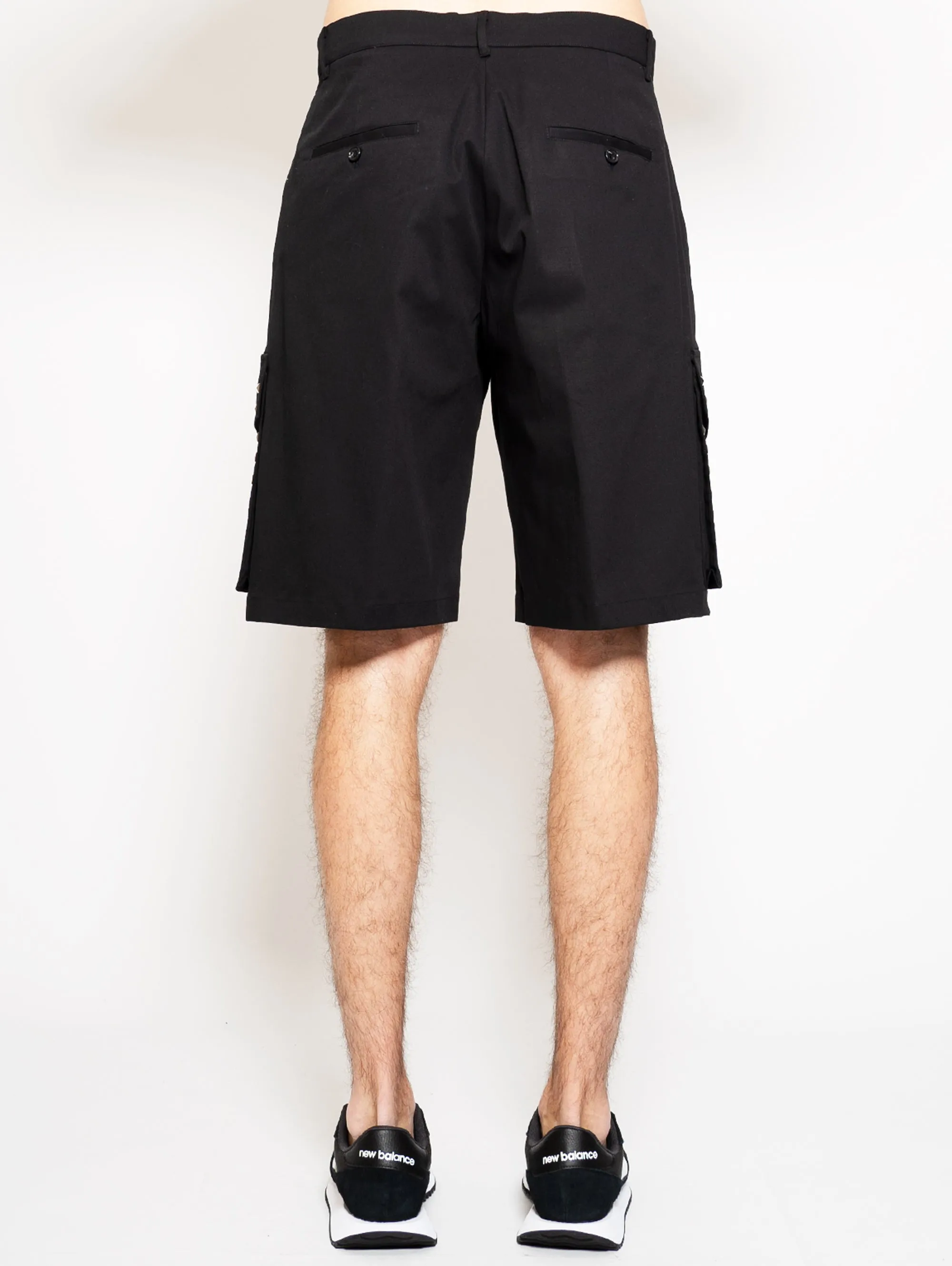 Bermuda with Studs Black