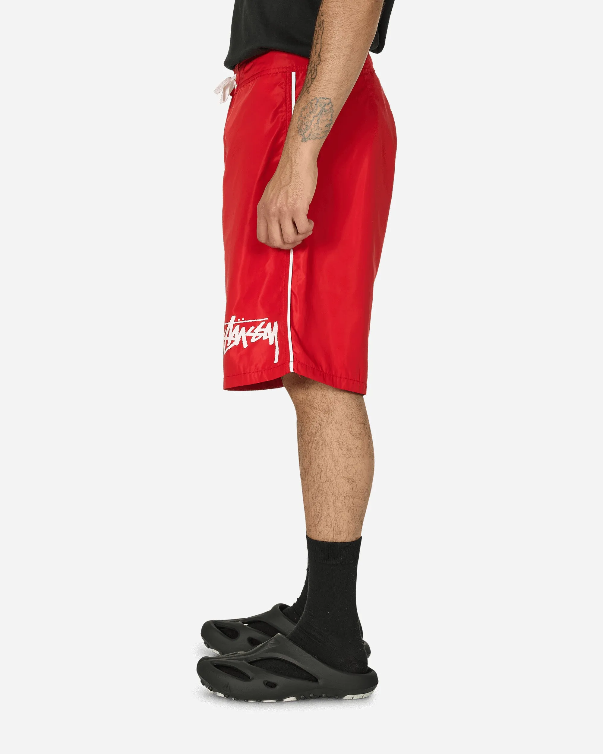Big Stock Board Shorts Red