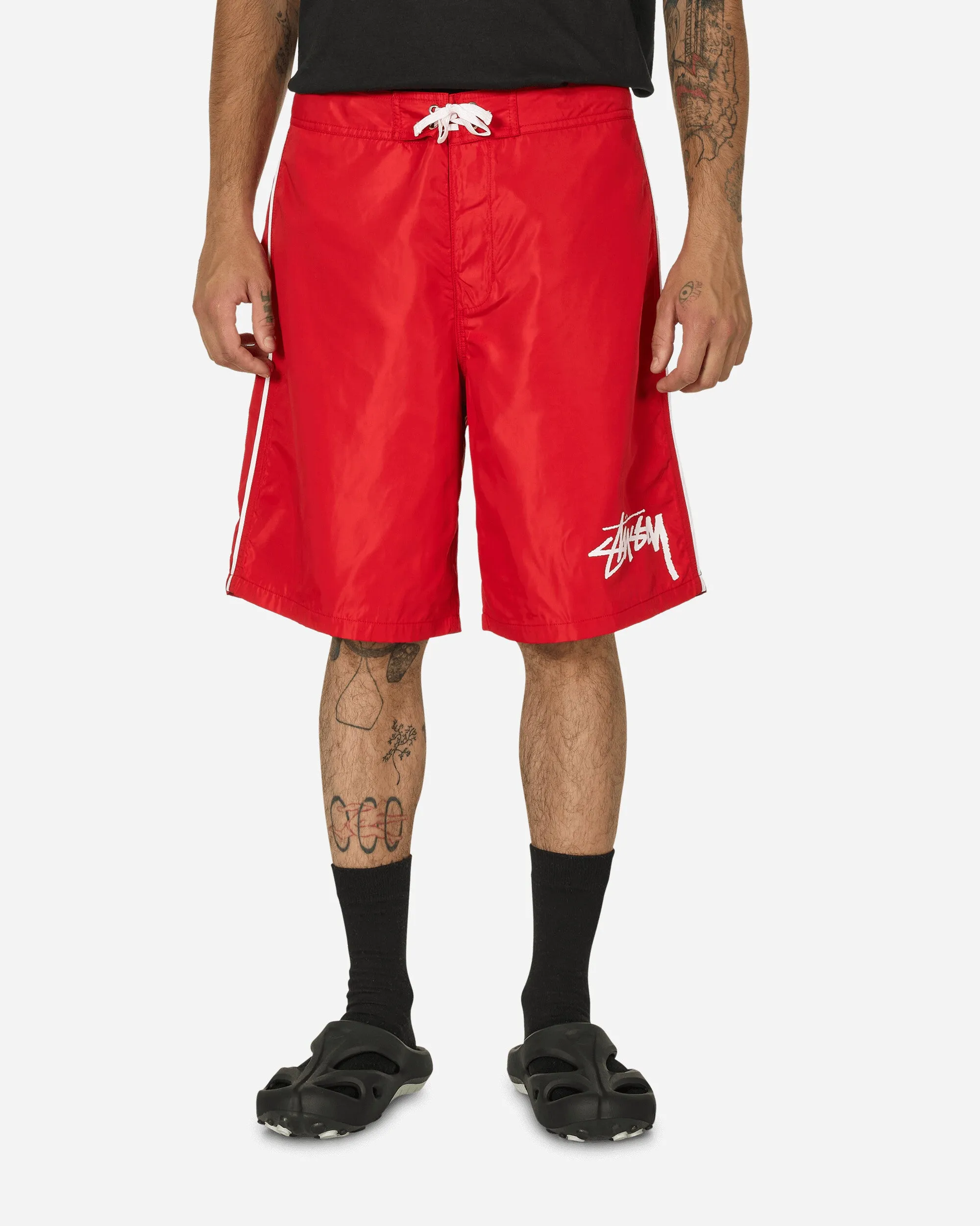 Big Stock Board Shorts Red