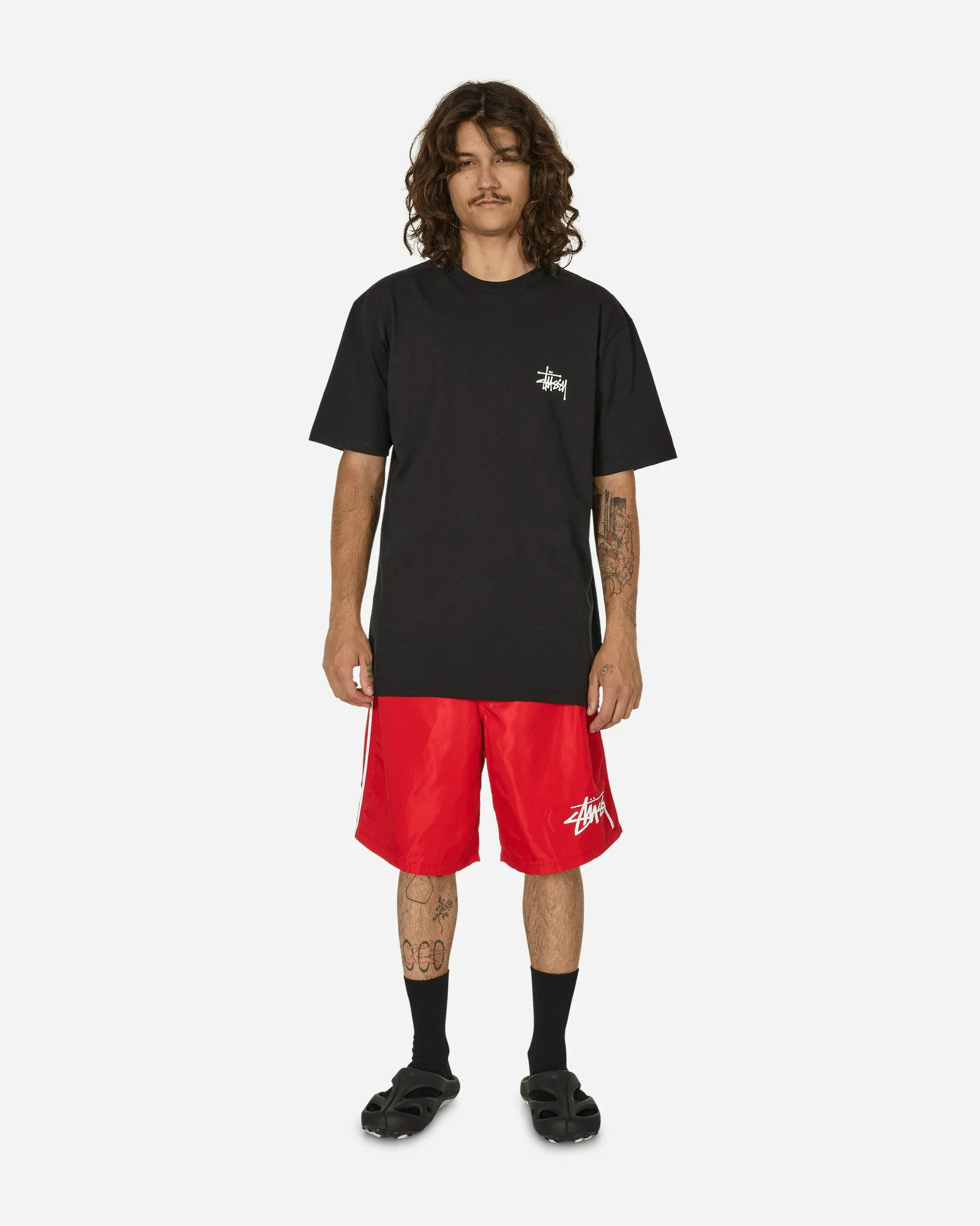 Big Stock Board Shorts Red