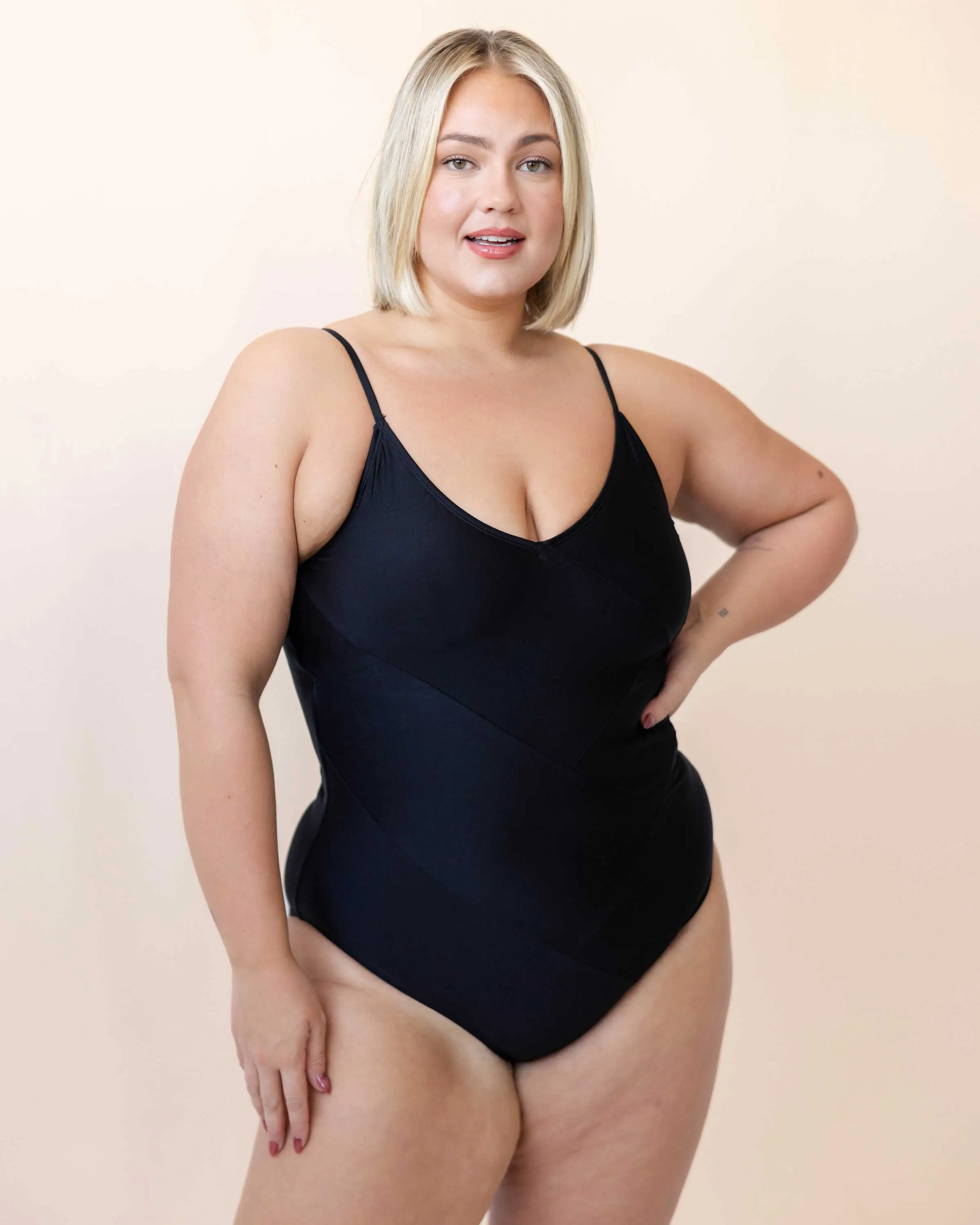 Black Braided One Piece