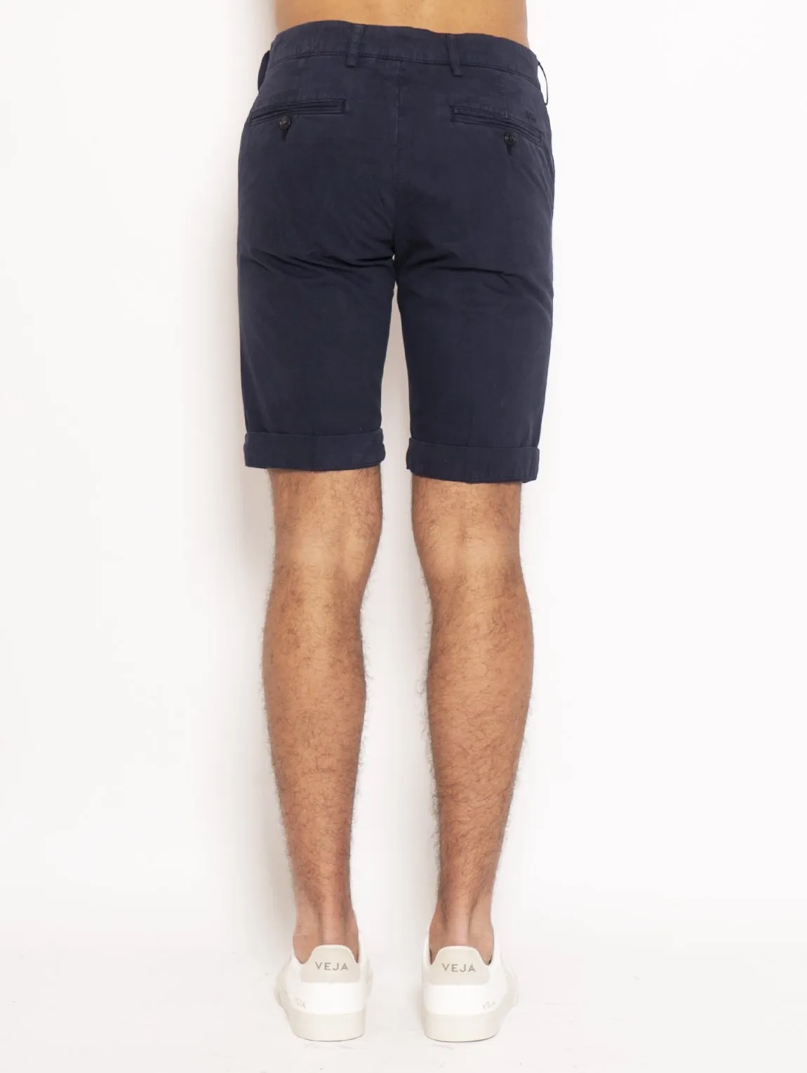Blue Chinos Cut Bermuda
