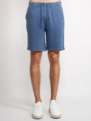 Blue Cotton Bermuda Shorts