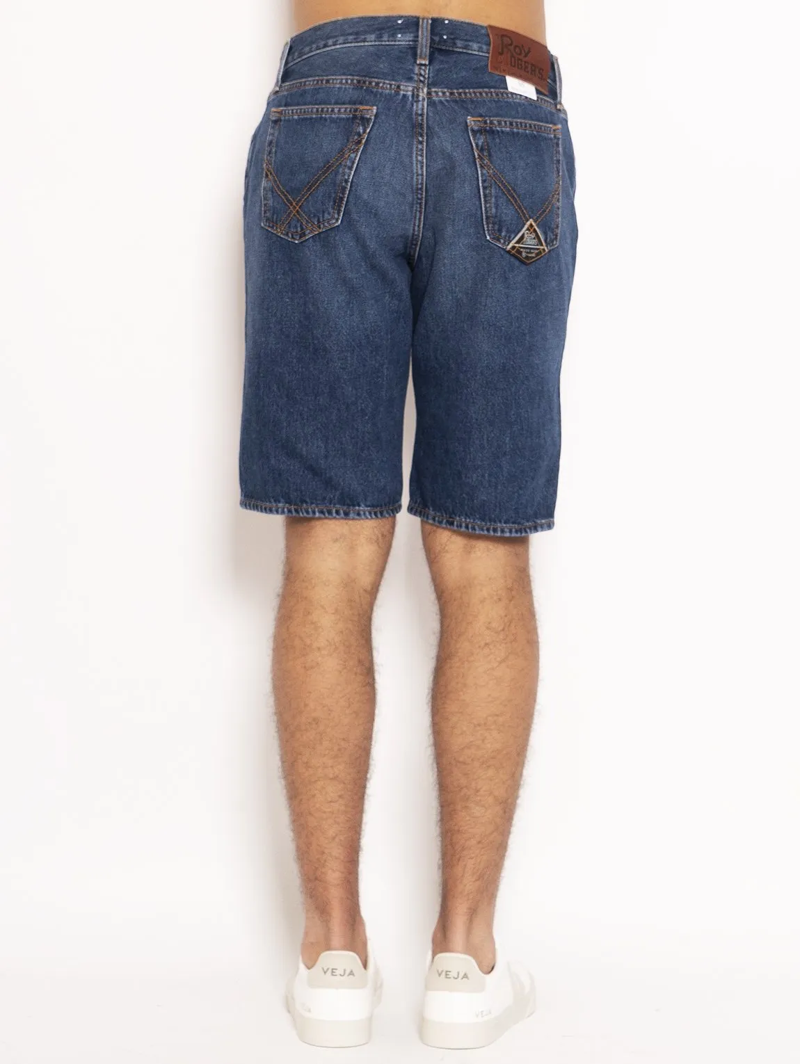Blue Denim Bermuda Shorts