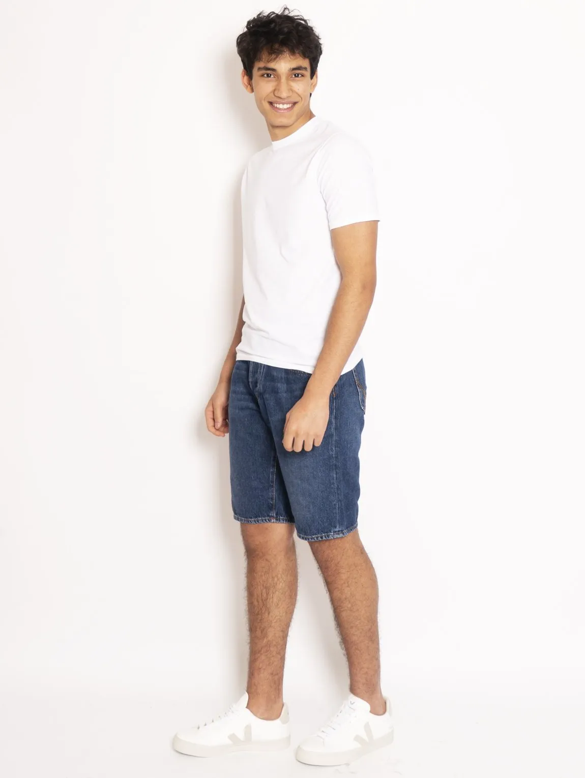 Blue Denim Bermuda Shorts