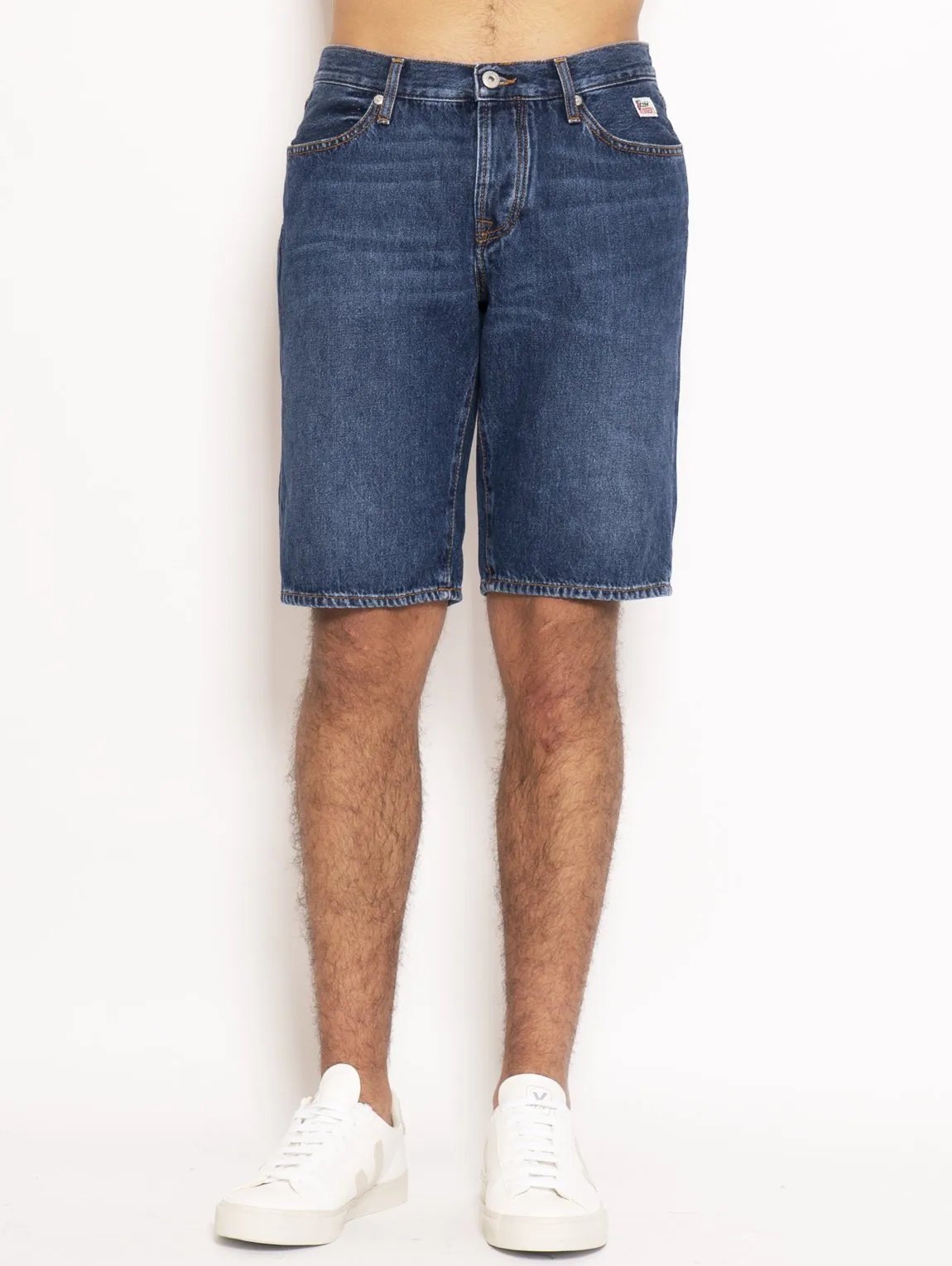 Blue Denim Bermuda Shorts
