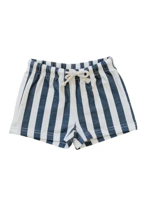 Blue Stripe Shorts