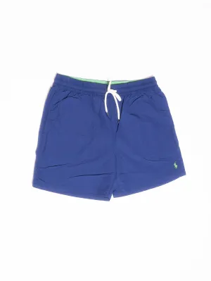 Blue swim shorts