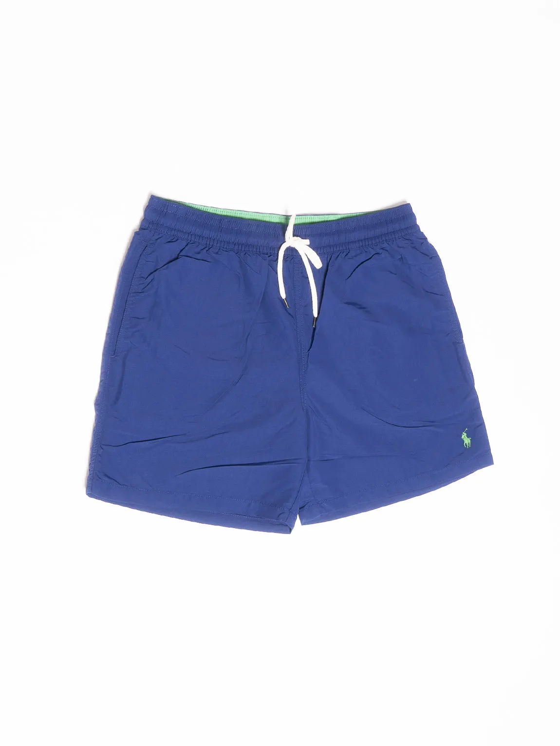 Blue swim shorts