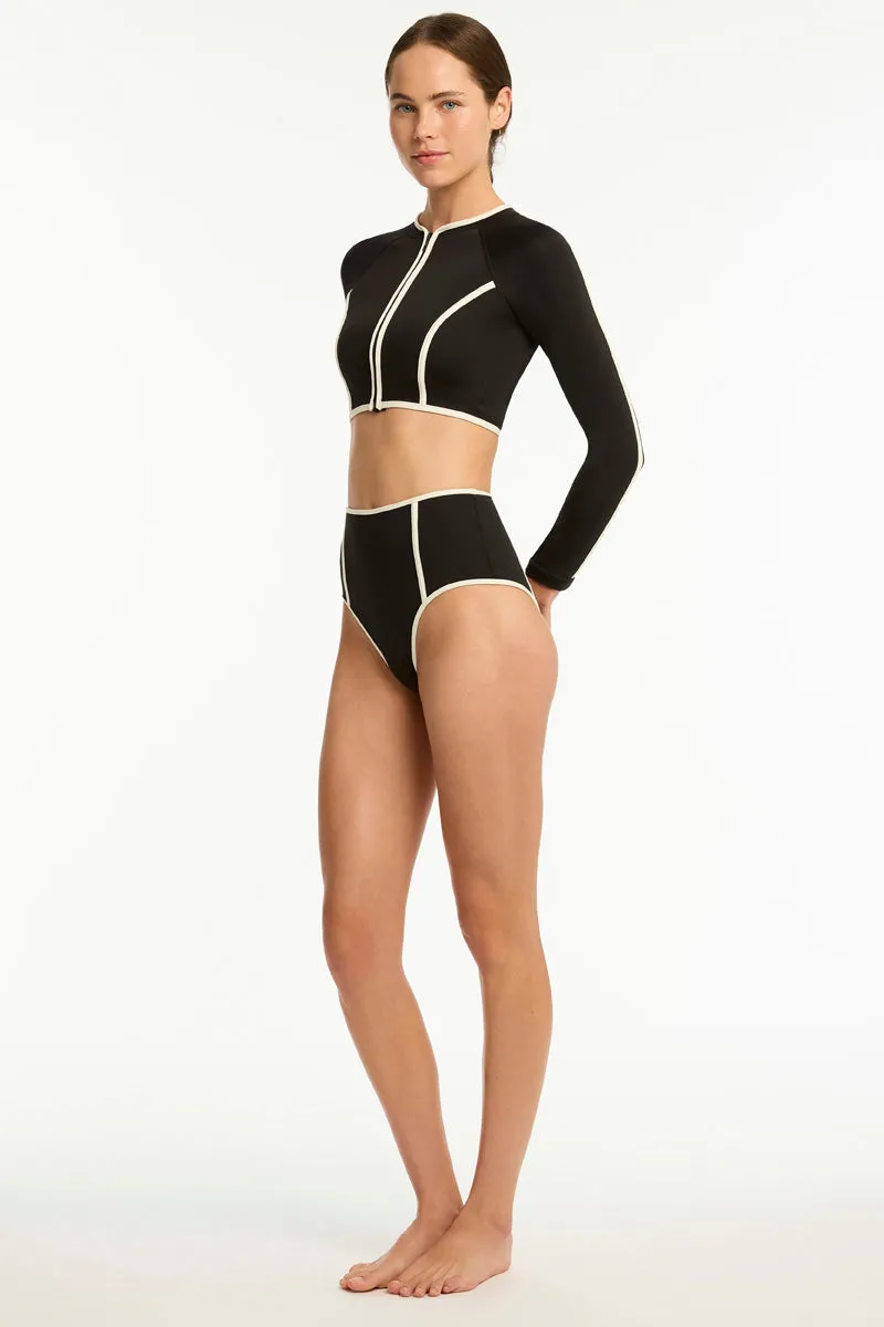 Bound Retro High Waist Pant