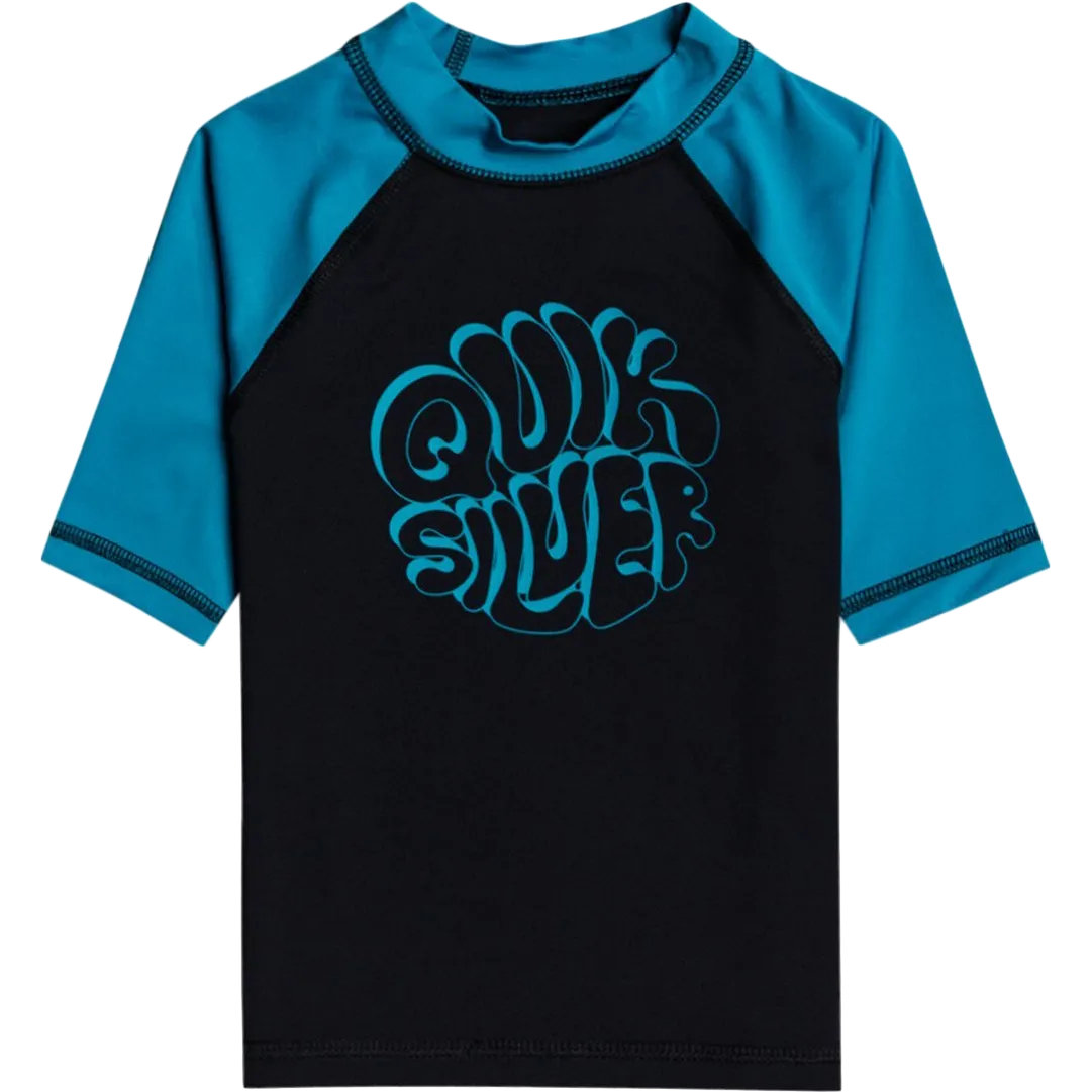 Boys' Bubble Trouble Short Sleeve UPF Rashguard