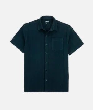 Breeze Jacquard Shirt - Navy
