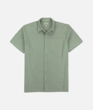 Breeze Jacquard Shirt - Sage Green