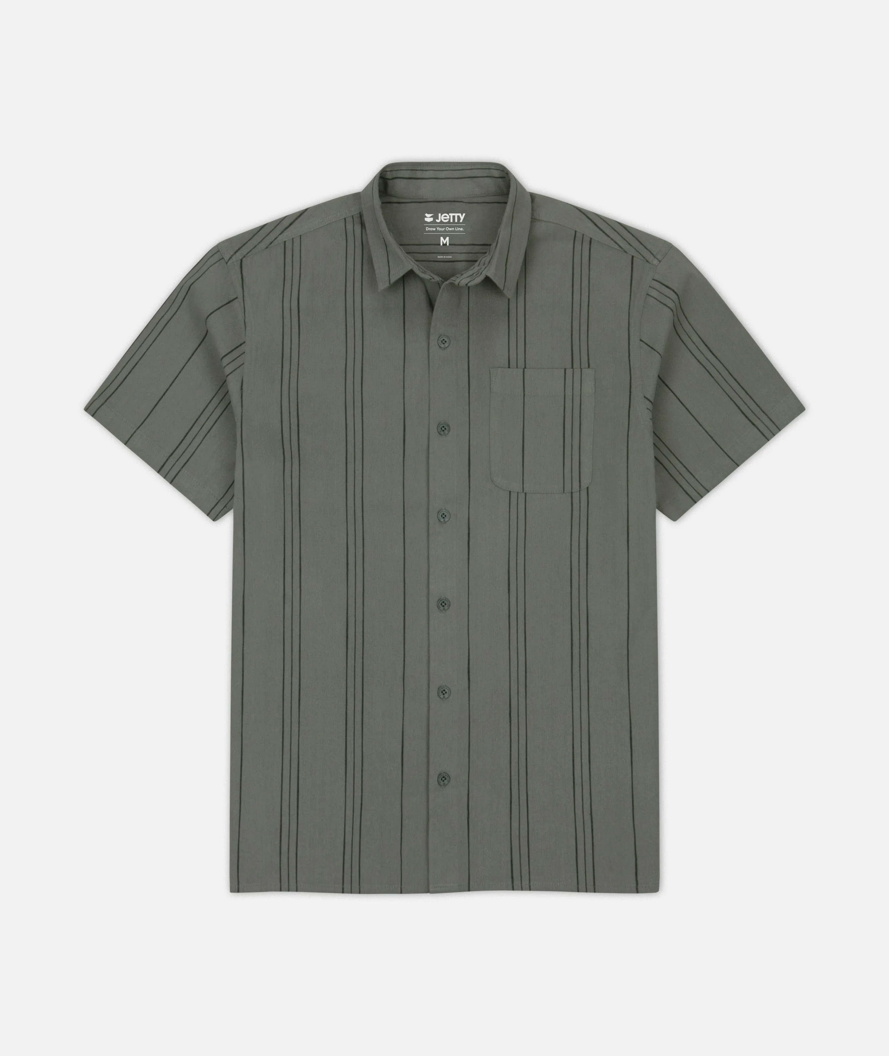 Breeze Striped Shirt - Agave