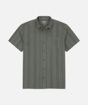 Breeze Striped Shirt - Agave