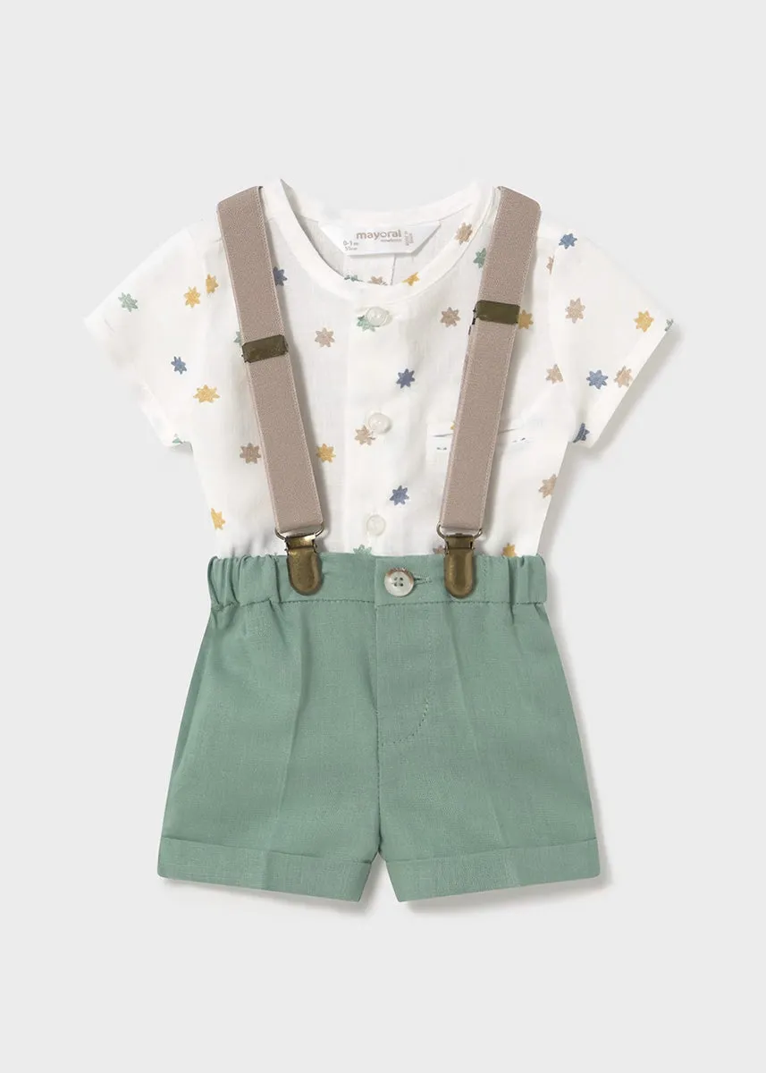 Camden Shorts & Shirt Set - Broccoli