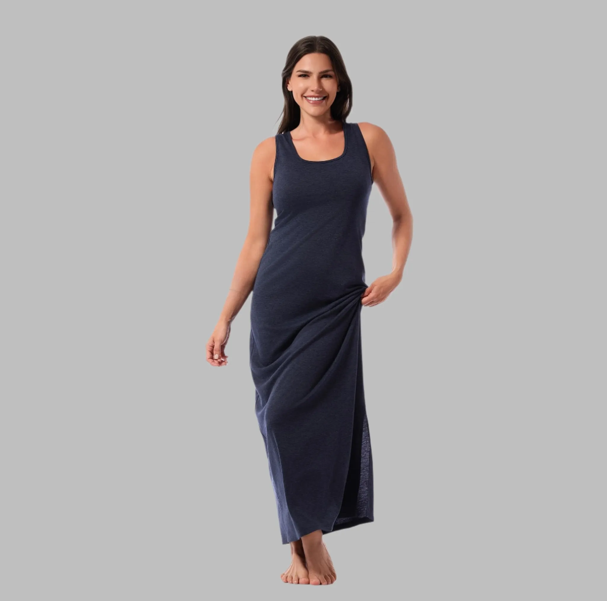 CELINE SLEEVELESS MAXI DRESS