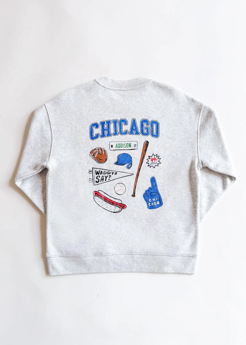 Chicago Game Day Icons Sweatshirt
