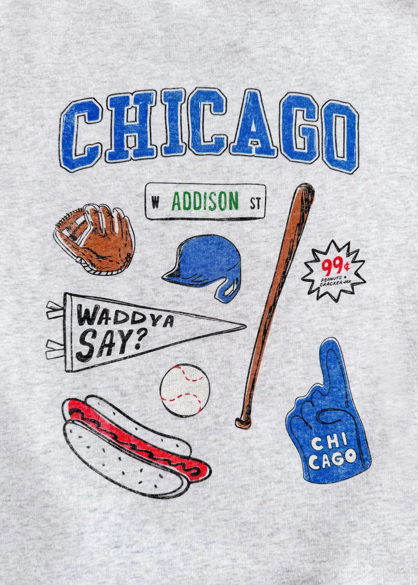 Chicago Game Day Icons Sweatshirt