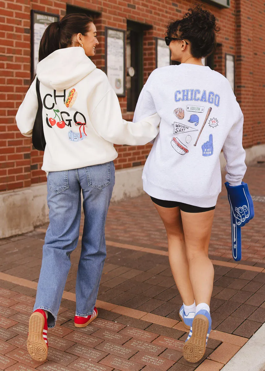 Chicago Game Day Icons Sweatshirt