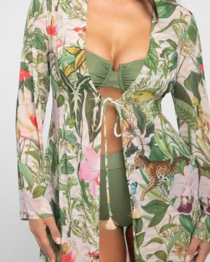 Chiffon Cover Up - Floral Ambrosia