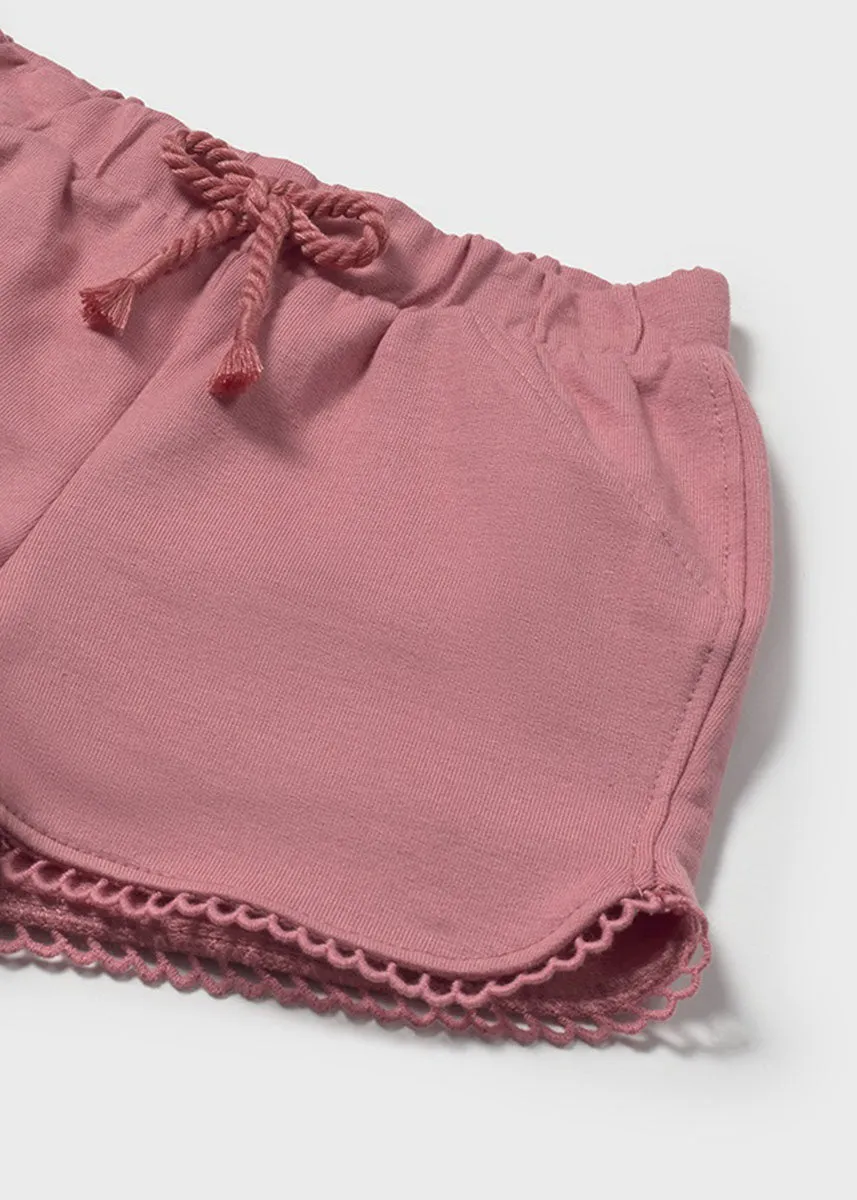 Cora Chenille Shorts - Blush