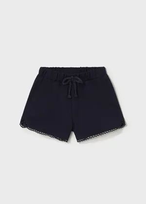 Cora Chenille Shorts - Navy