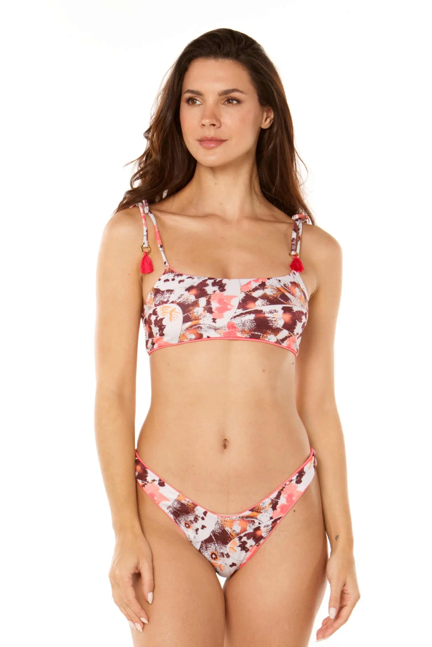 Coral Cometa Reversible Bikini