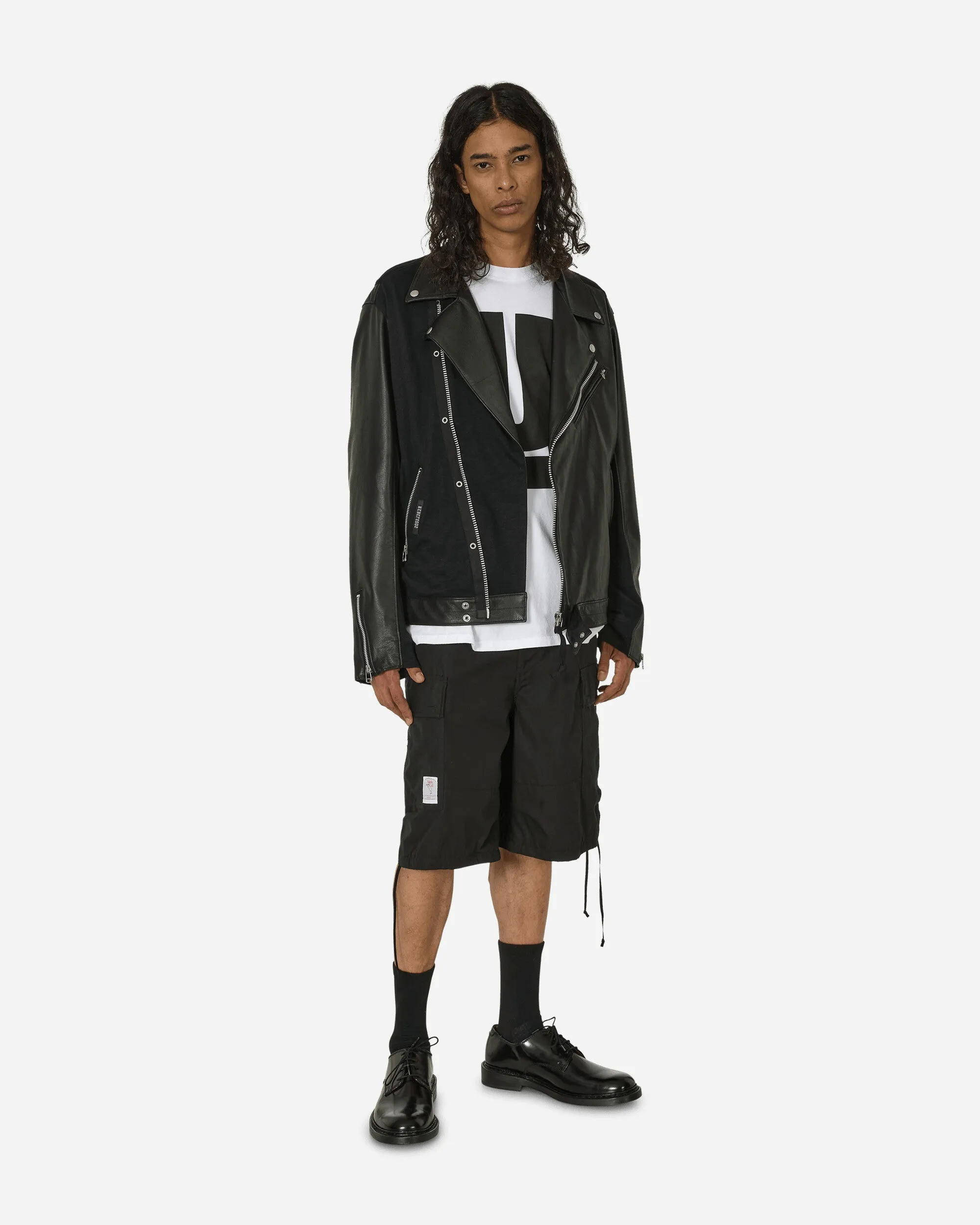 Cotton Shirt Tour Me Shorts Black