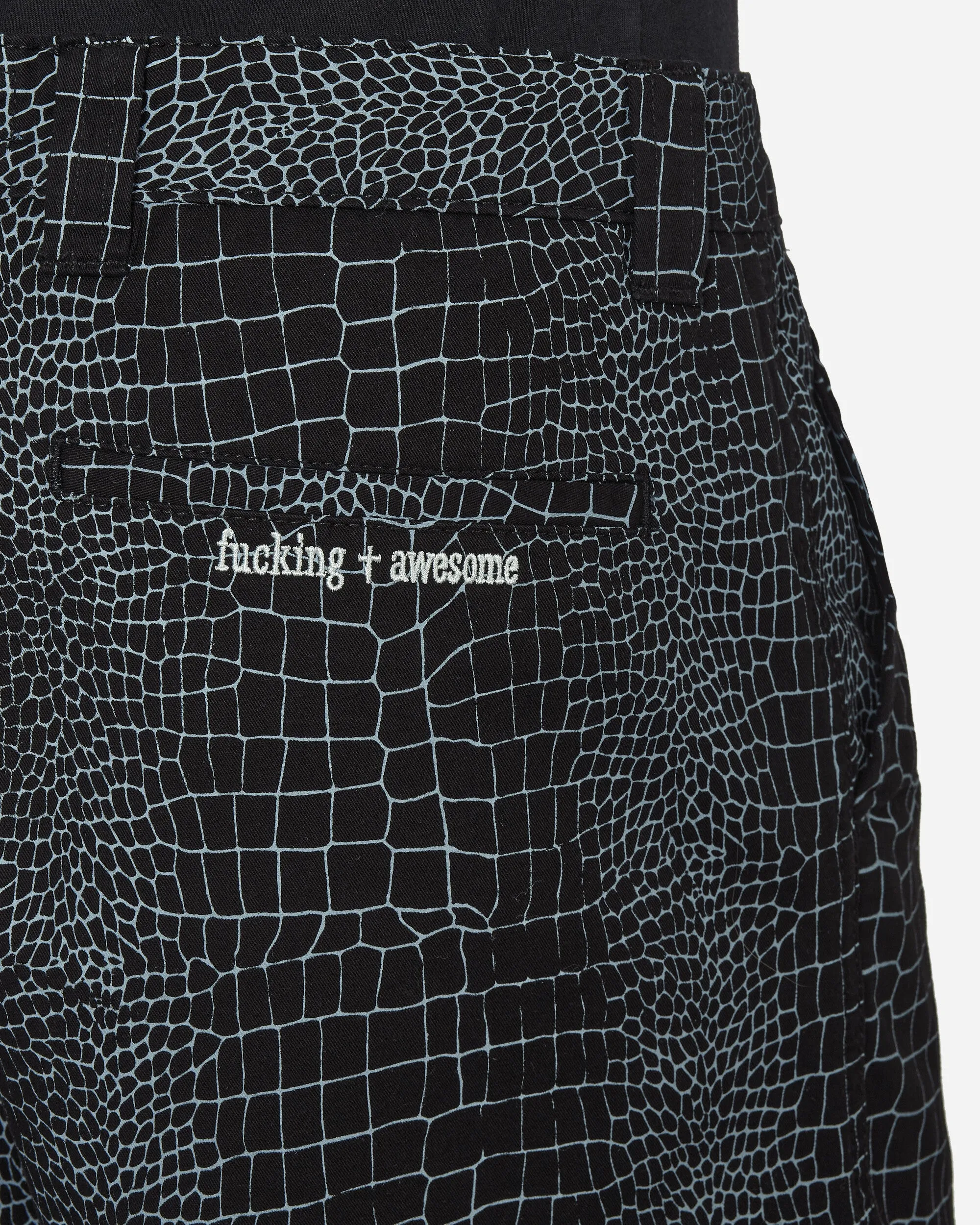 Crocodile Shorts Black