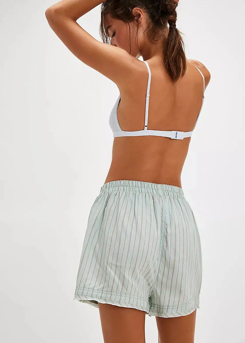 Day To Day Striped Boxer - Misty Blue Combo