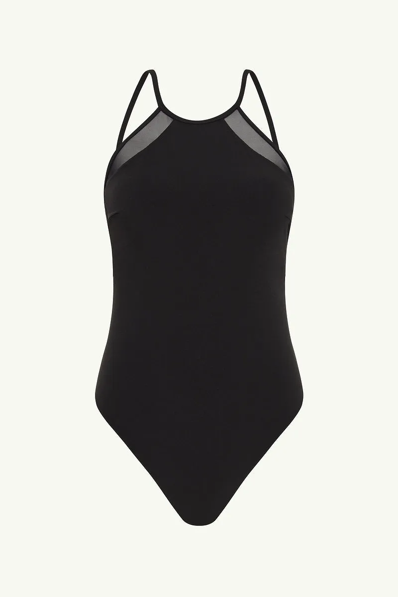 Eclipse Cross Back High Neck One Piece