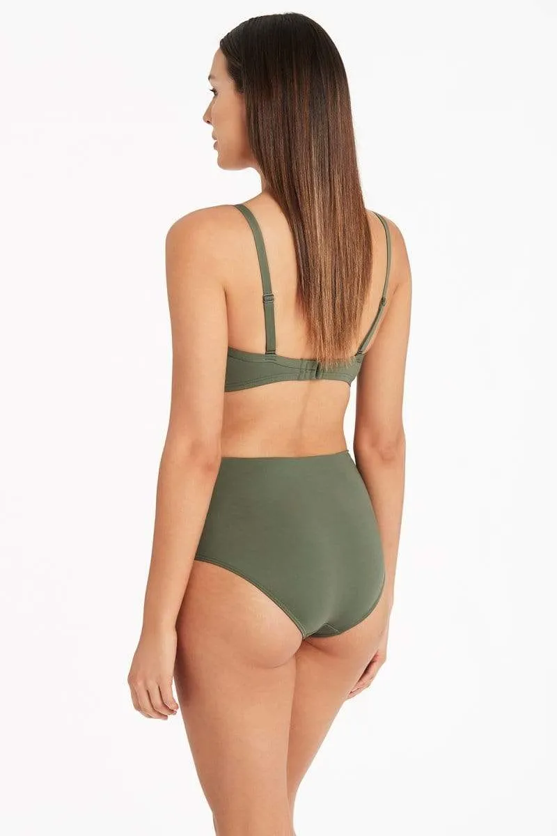 Eco Essentials High Waist Gathered Side Pant