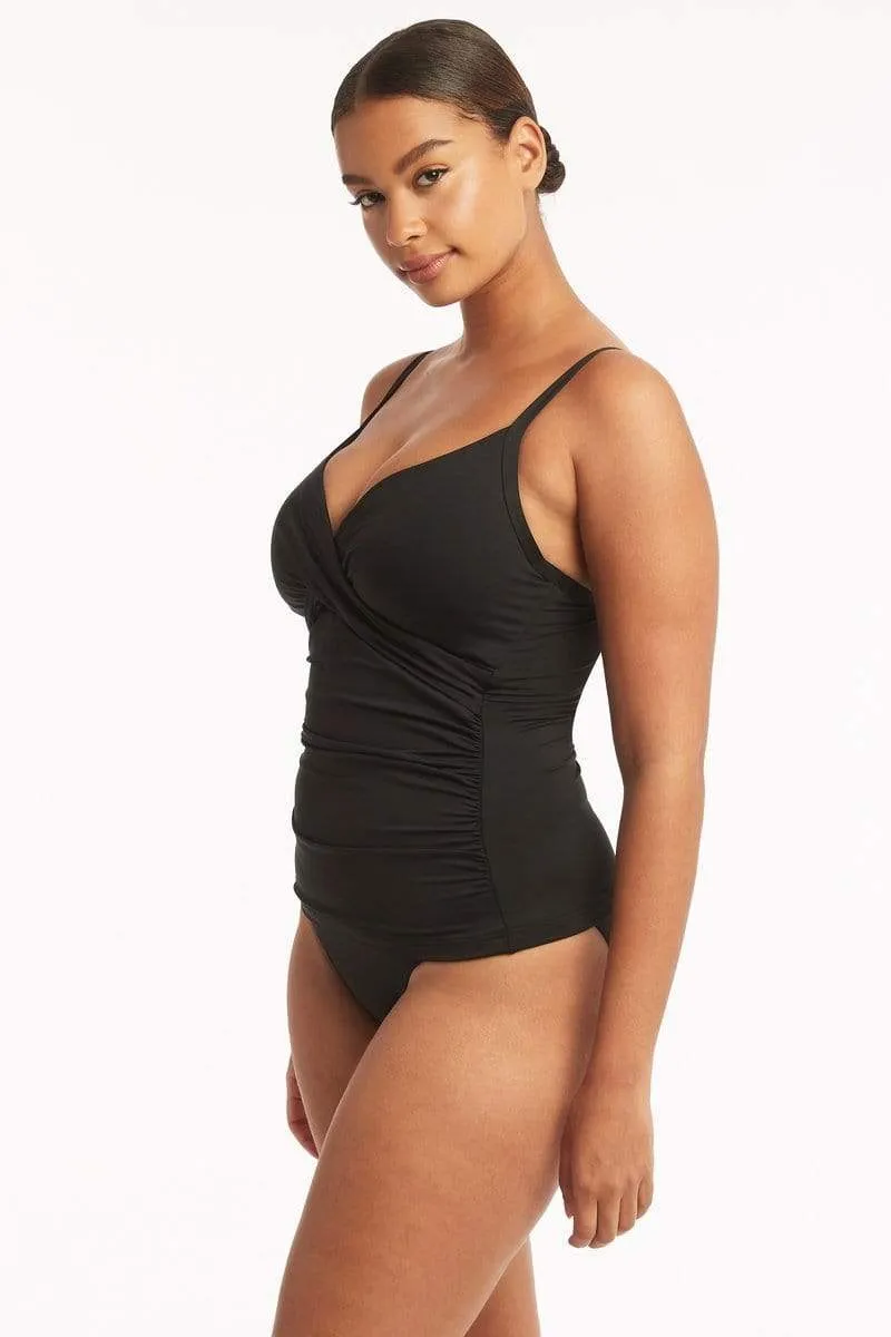Eco Essentials Twist Front DD/E Tankini