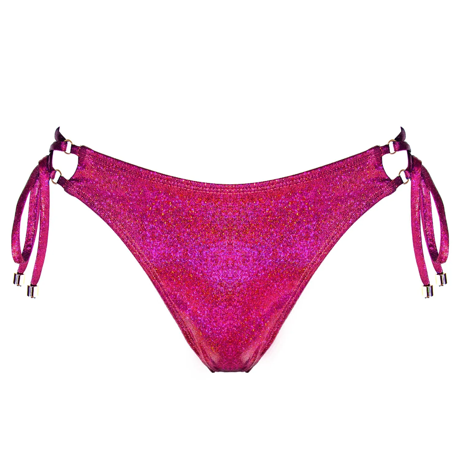 EDEN SCRUNCH BOTTOM - CANDY PINK GLITTER